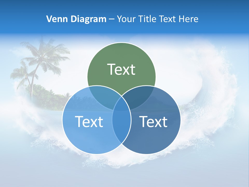 Palm Green Ocean PowerPoint Template