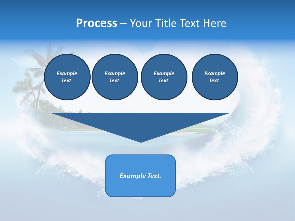 Palm Green Ocean PowerPoint Template