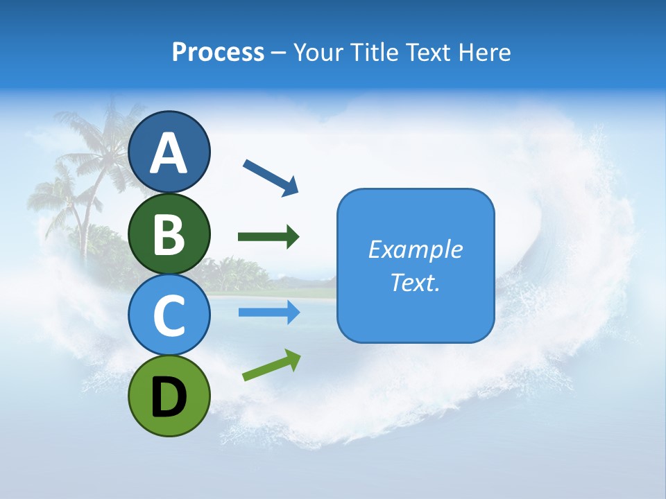 Palm Green Ocean PowerPoint Template