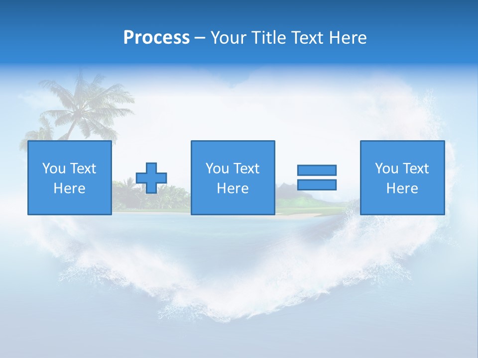 Palm Green Ocean PowerPoint Template