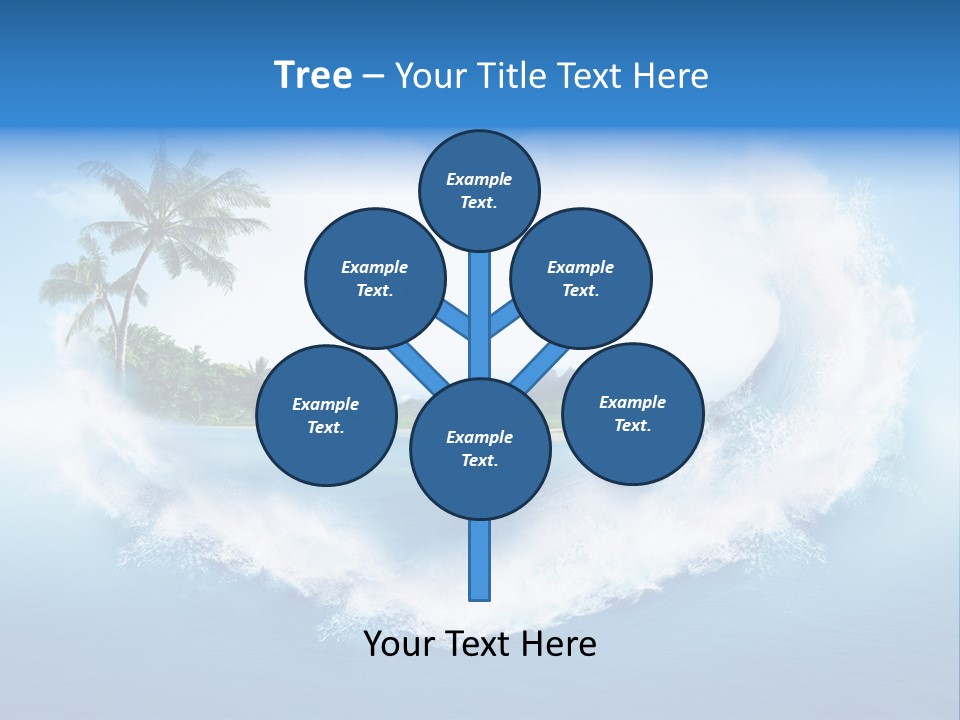 Palm Green Ocean PowerPoint Template