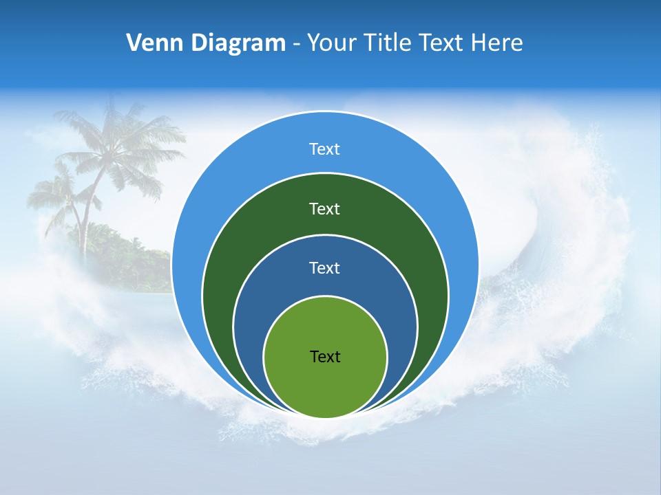 Palm Green Ocean PowerPoint Template