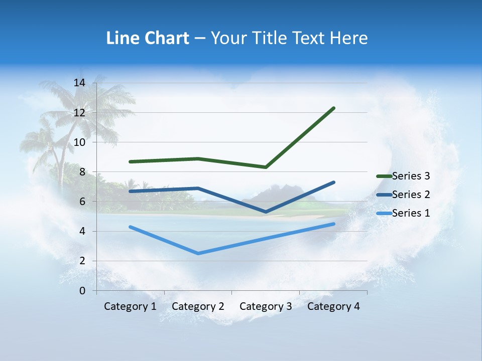 Palm Green Ocean PowerPoint Template