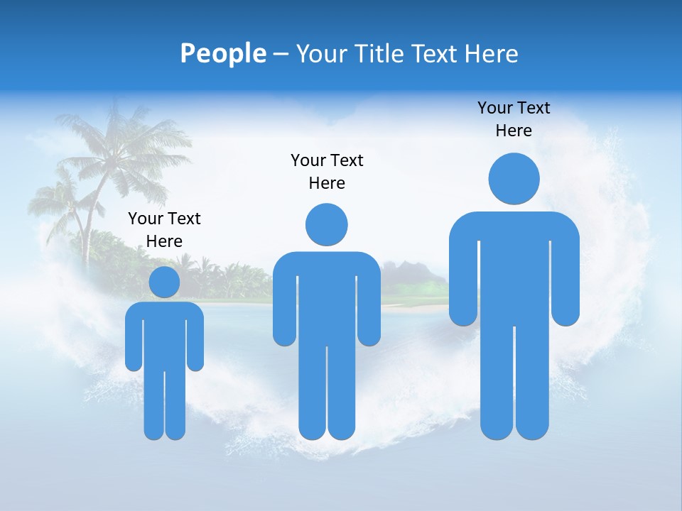 Palm Green Ocean PowerPoint Template