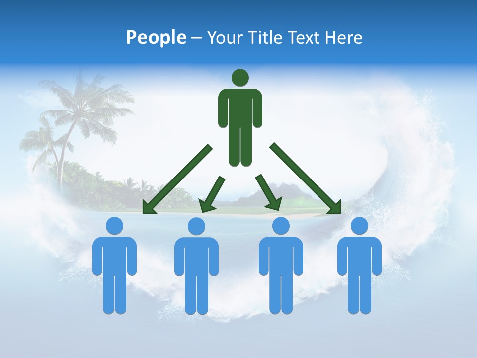 Palm Green Ocean PowerPoint Template