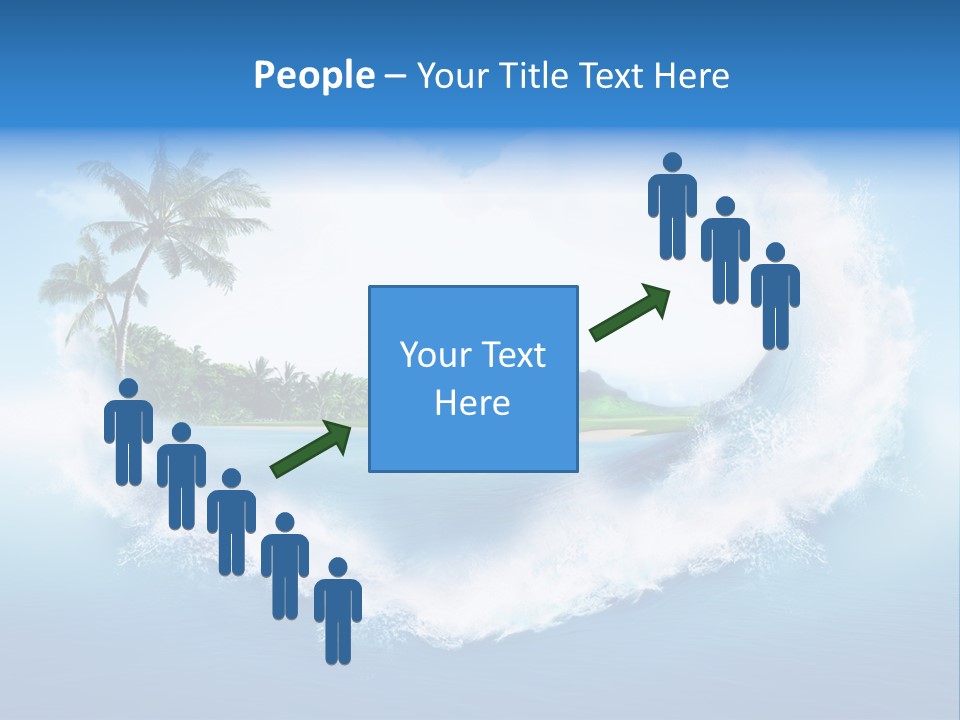 Palm Green Ocean PowerPoint Template