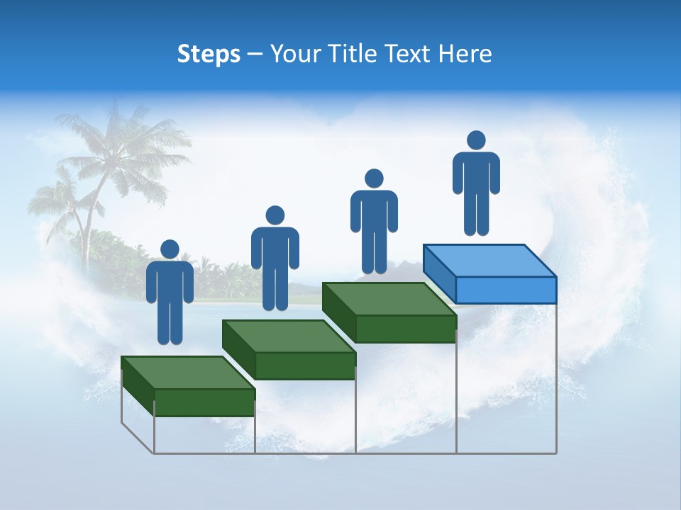 Palm Green Ocean PowerPoint Template