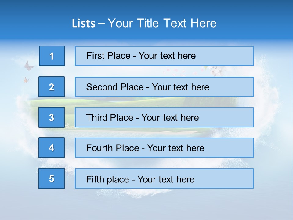 Sea Ocean Vacation PowerPoint Template