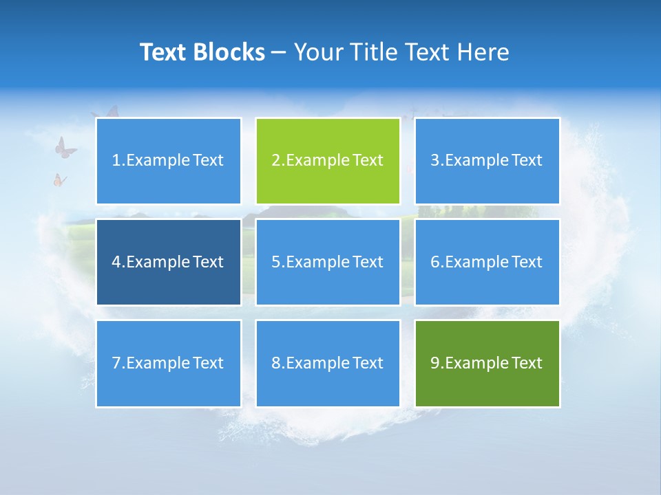 Sea Ocean Vacation PowerPoint Template