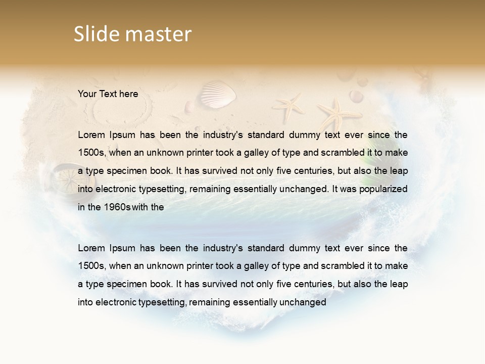 Banner Abstract Leaf PowerPoint Template