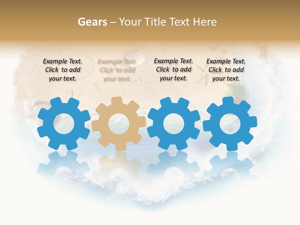 Banner Abstract Leaf PowerPoint Template