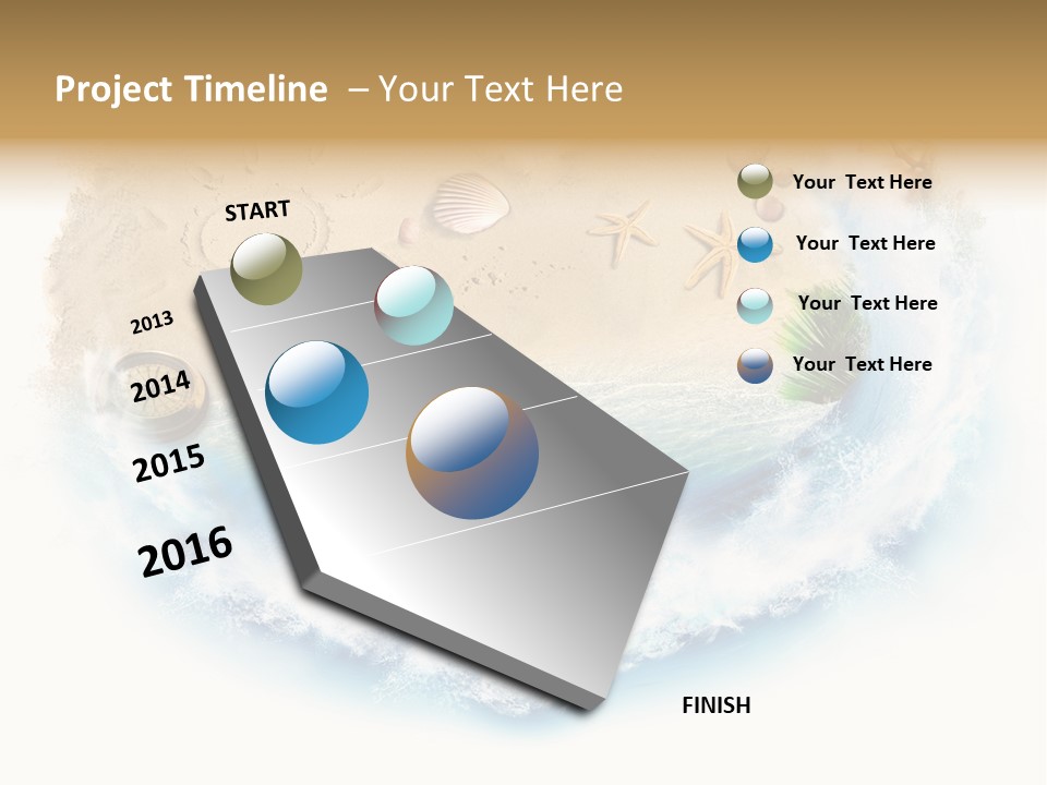 Banner Abstract Leaf PowerPoint Template