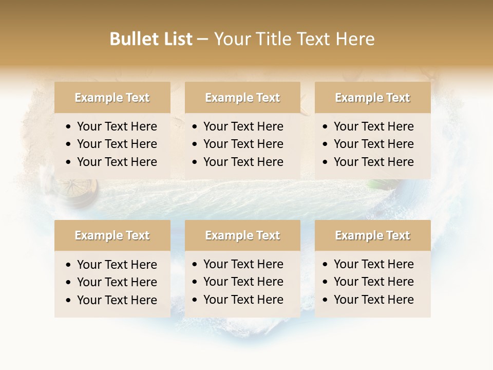 Banner Abstract Leaf PowerPoint Template