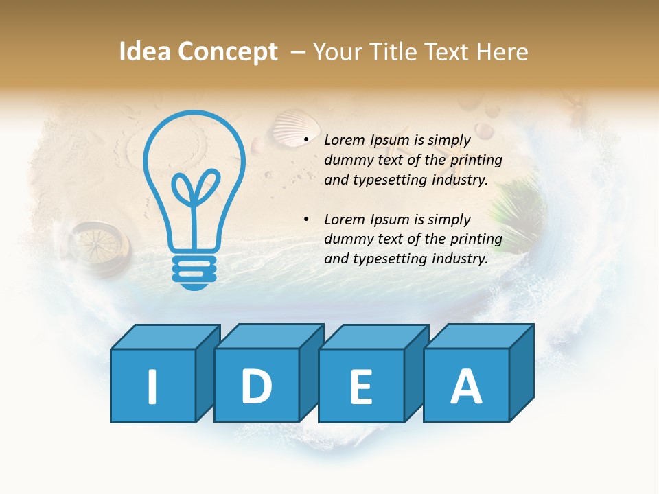 Banner Abstract Leaf PowerPoint Template