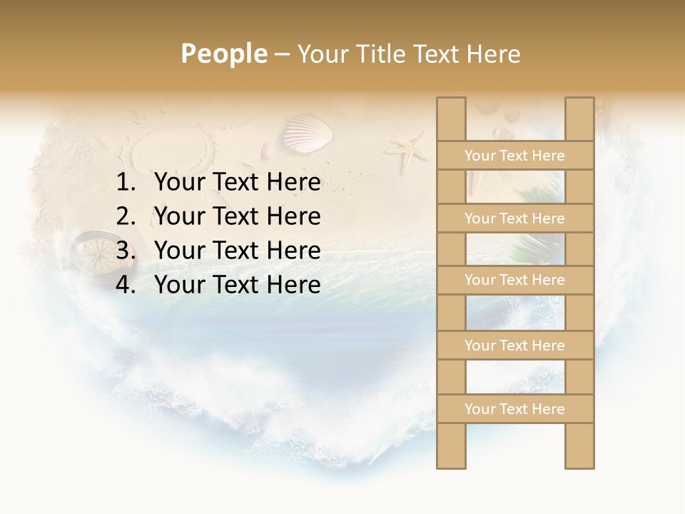 Banner Abstract Leaf PowerPoint Template