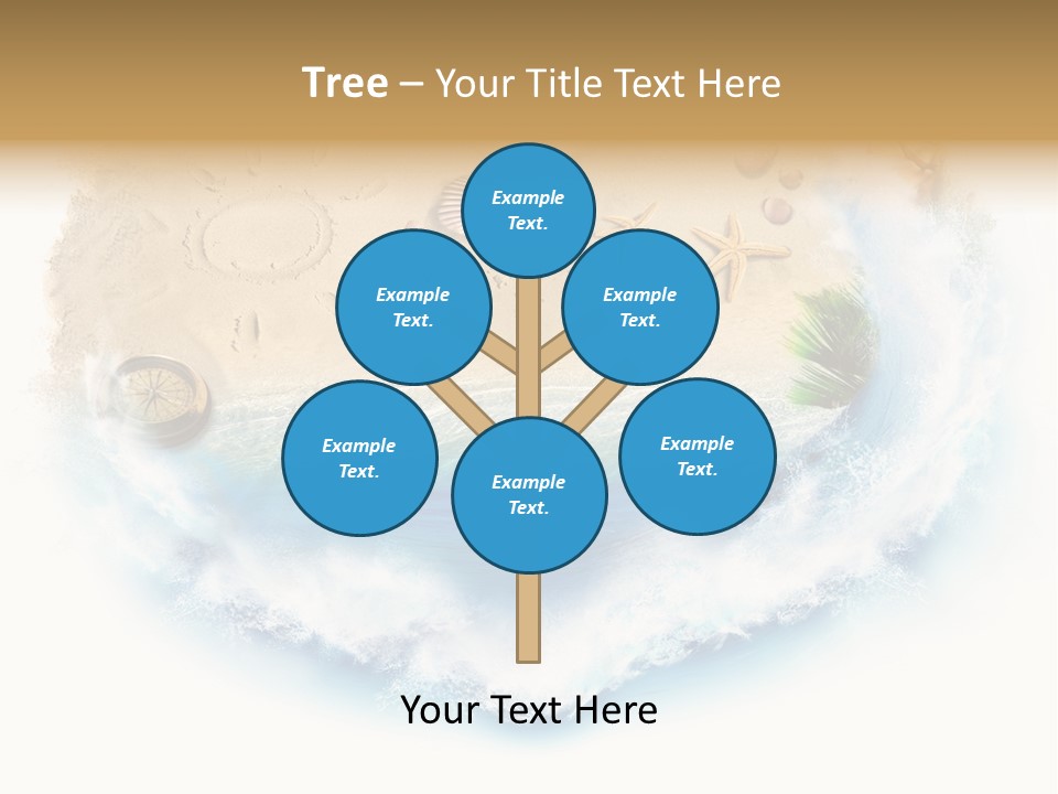 Banner Abstract Leaf PowerPoint Template