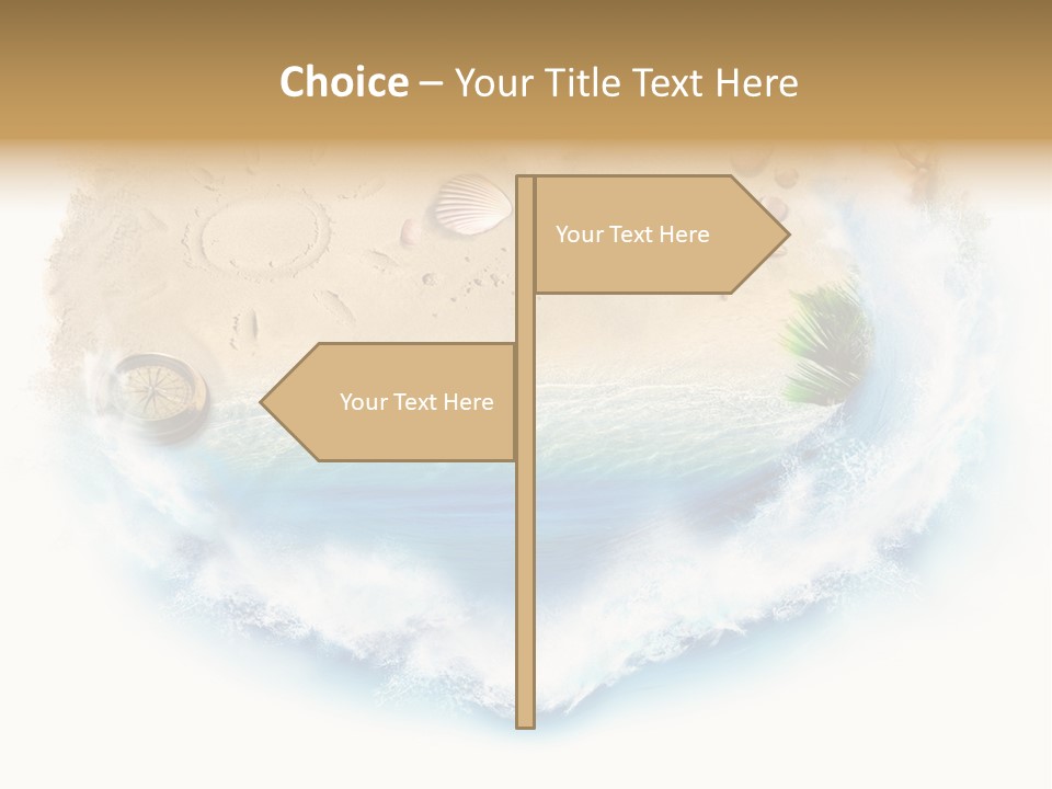 Banner Abstract Leaf PowerPoint Template