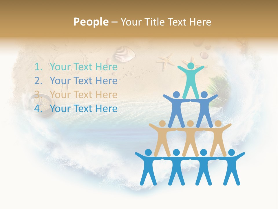 Banner Abstract Leaf PowerPoint Template