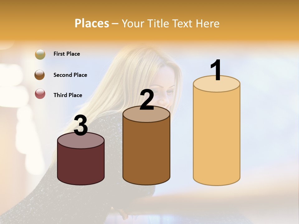 Female Style Smile PowerPoint Template