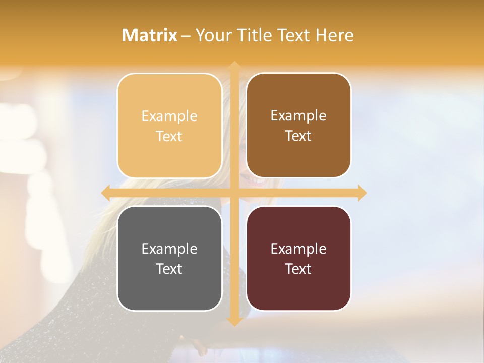 Female Style Smile PowerPoint Template