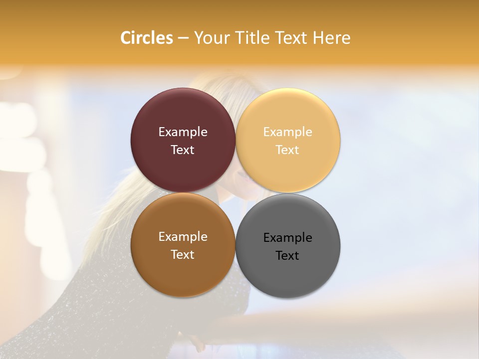 Female Style Smile PowerPoint Template