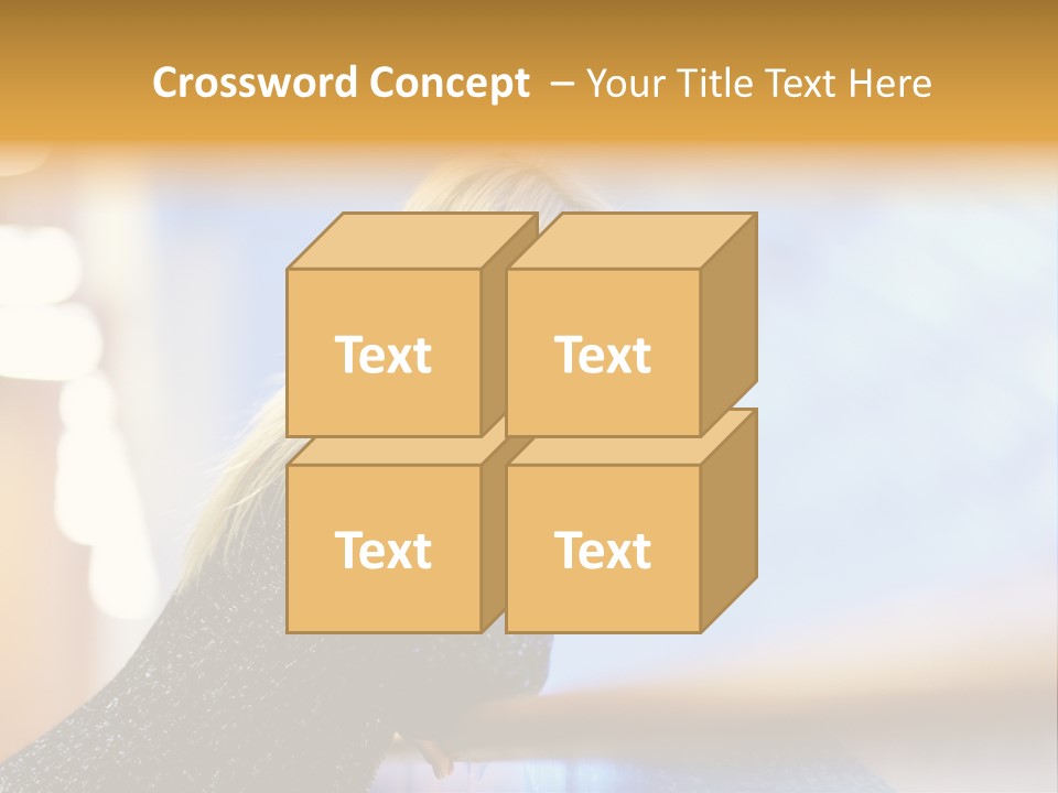 Female Style Smile PowerPoint Template
