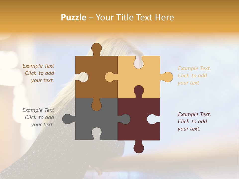 Female Style Smile PowerPoint Template