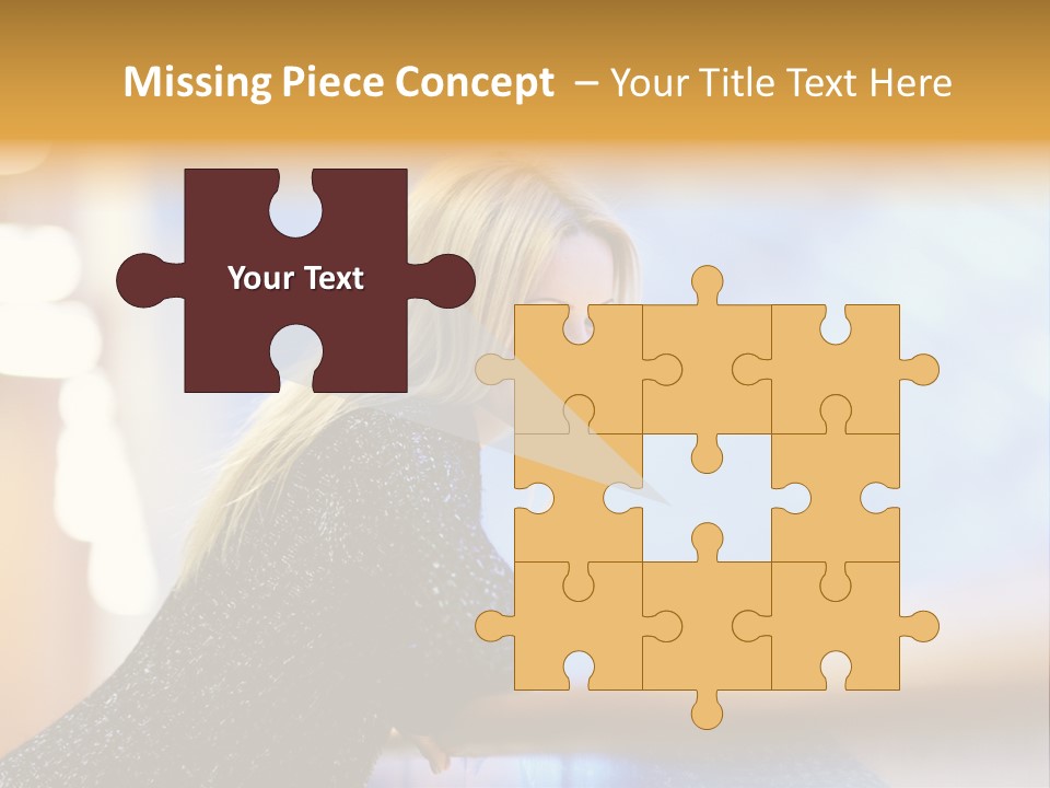 Female Style Smile PowerPoint Template