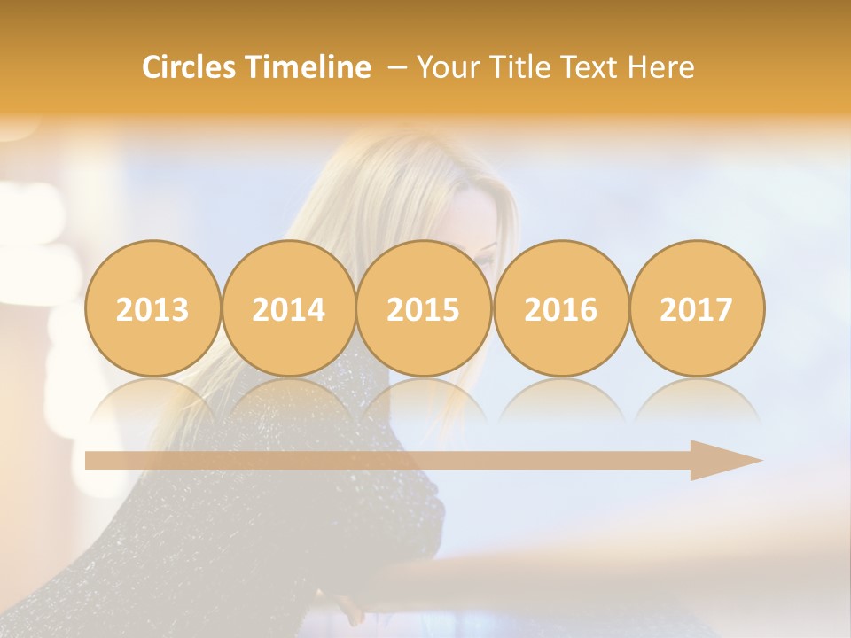 Female Style Smile PowerPoint Template