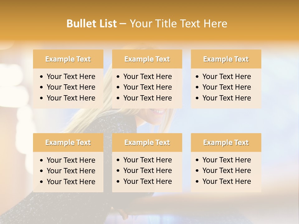 Female Style Smile PowerPoint Template