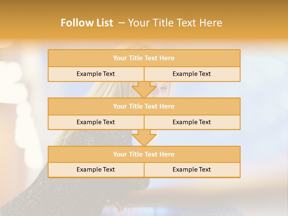Female Style Smile PowerPoint Template