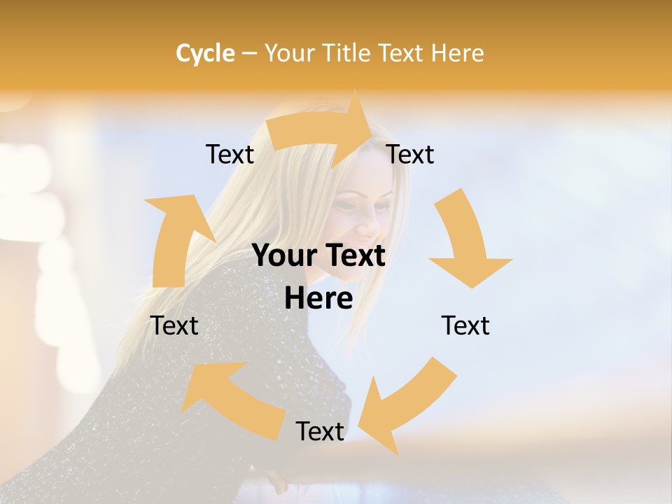 Female Style Smile PowerPoint Template