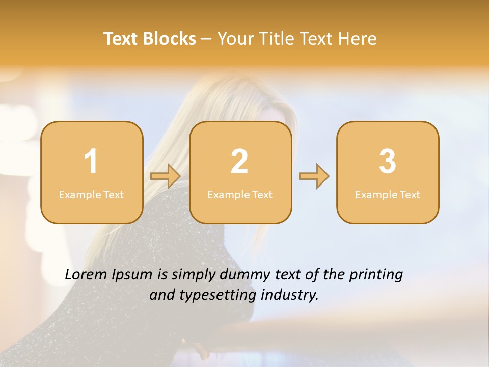 Female Style Smile PowerPoint Template