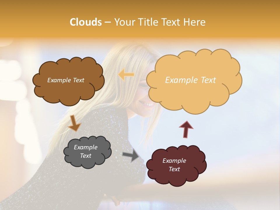 Female Style Smile PowerPoint Template