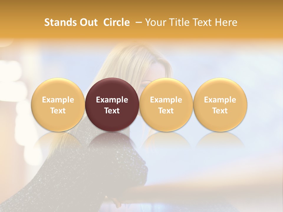 Female Style Smile PowerPoint Template