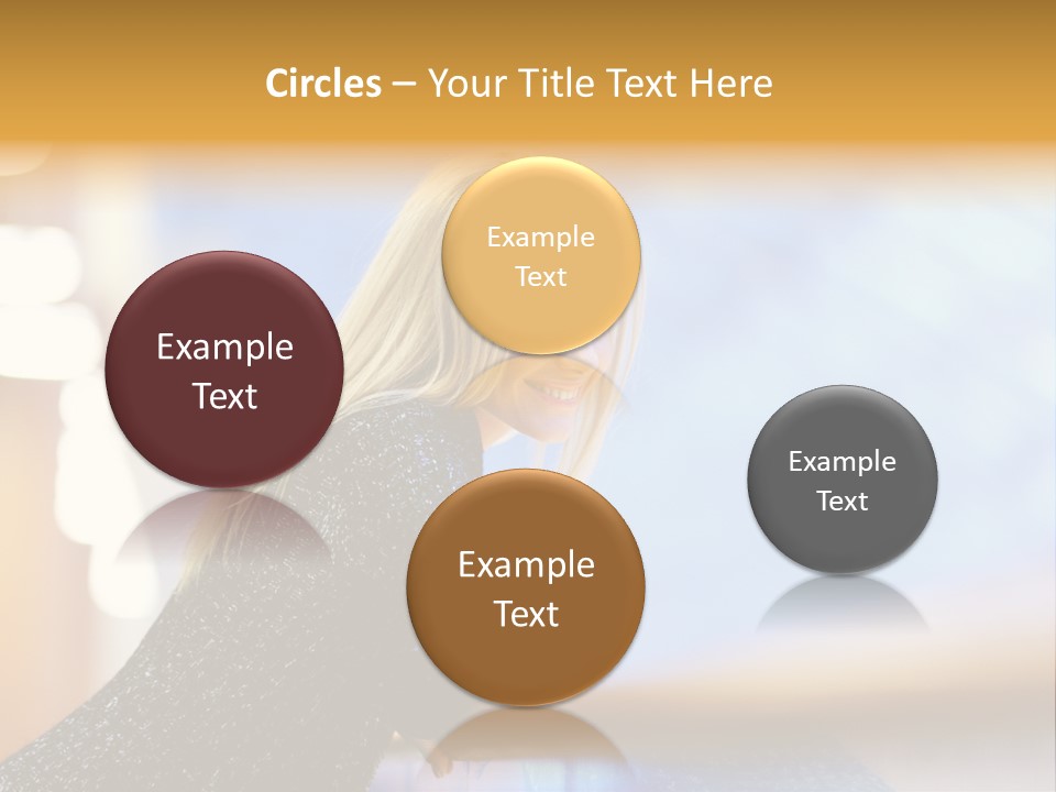 Female Style Smile PowerPoint Template