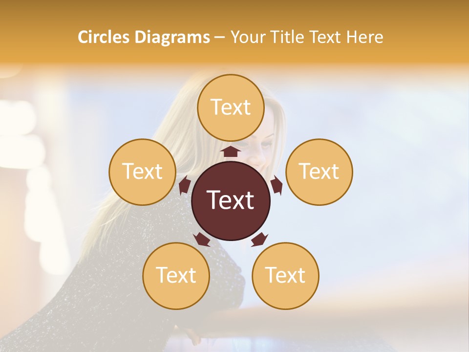 Female Style Smile PowerPoint Template