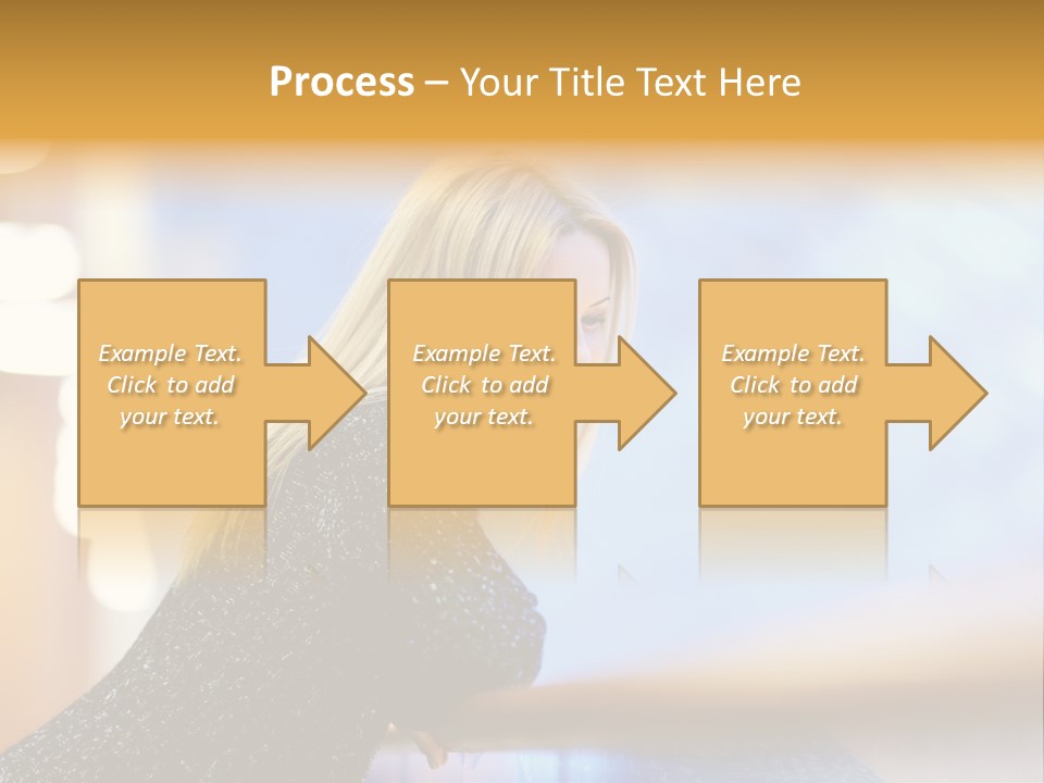 Female Style Smile PowerPoint Template