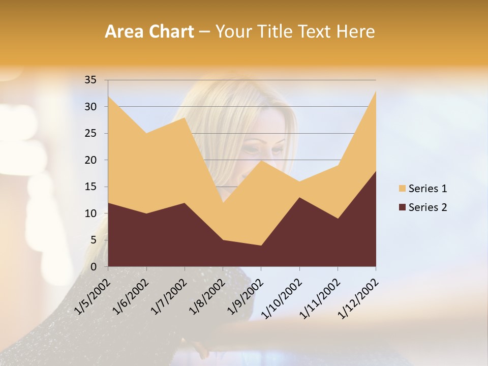 Female Style Smile PowerPoint Template