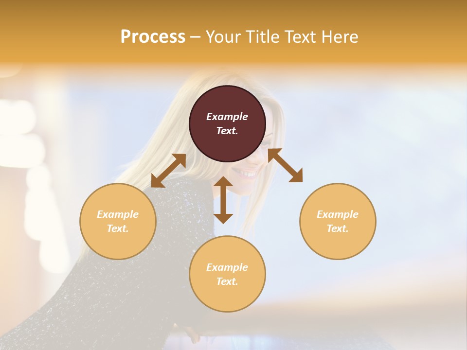 Female Style Smile PowerPoint Template