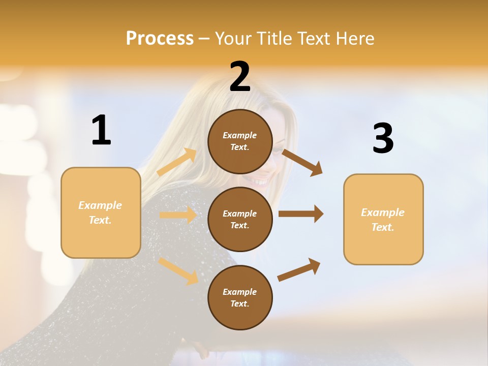 Female Style Smile PowerPoint Template