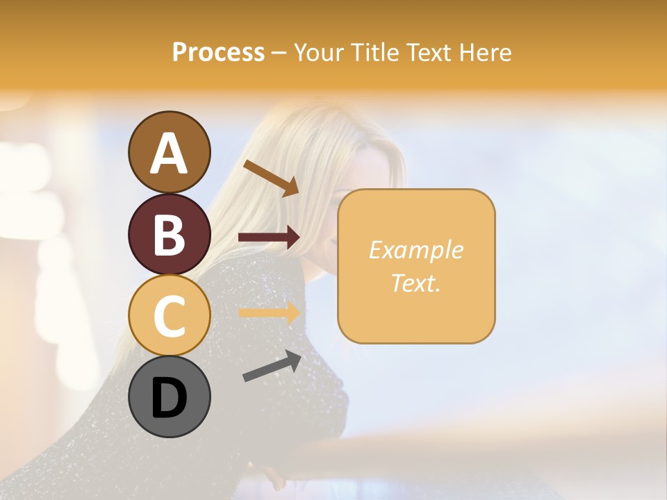 Female Style Smile PowerPoint Template