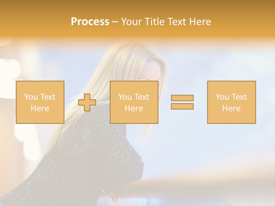 Female Style Smile PowerPoint Template