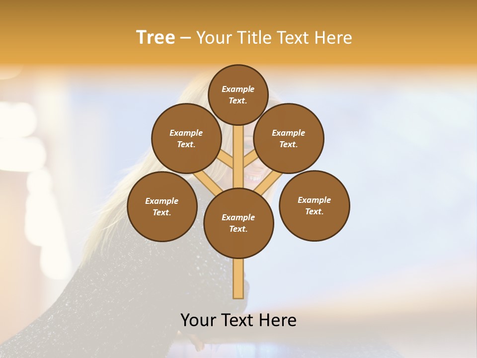 Female Style Smile PowerPoint Template