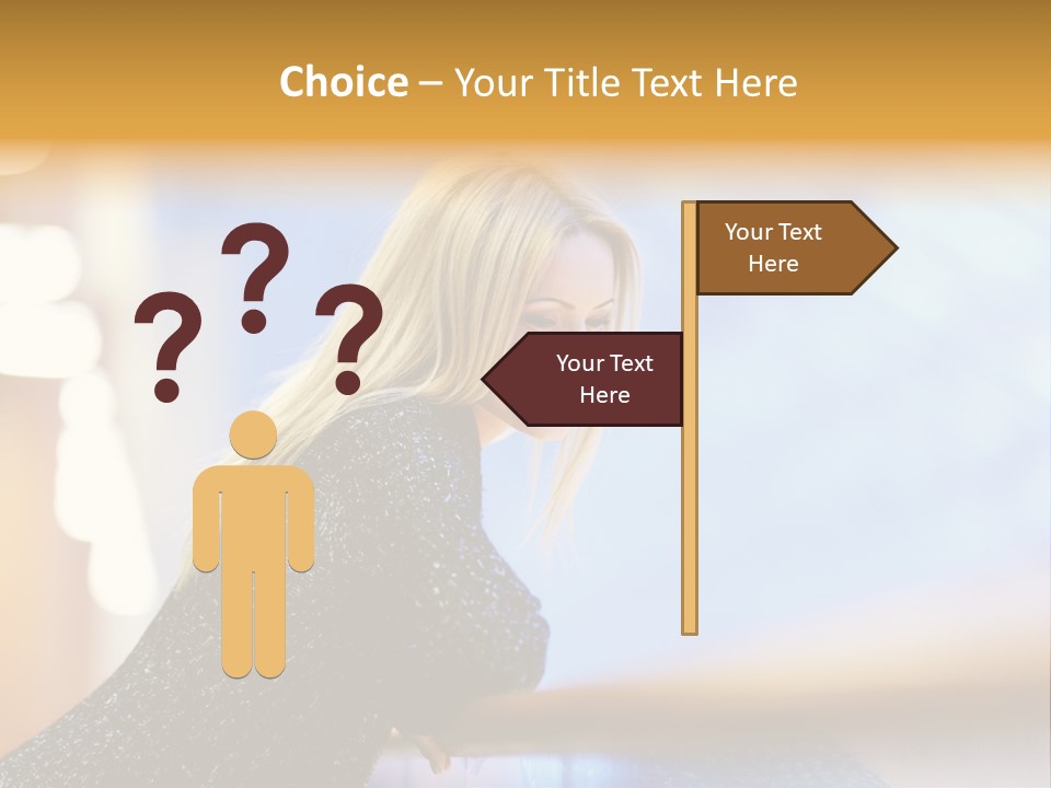 Female Style Smile PowerPoint Template