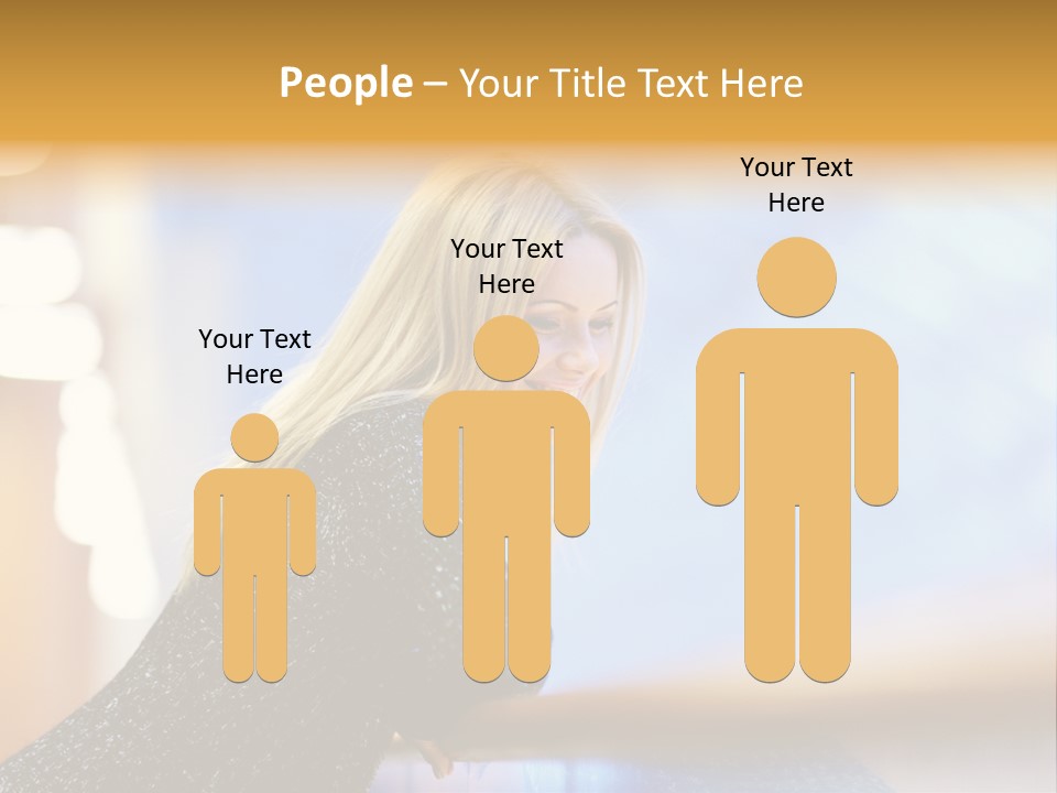 Female Style Smile PowerPoint Template