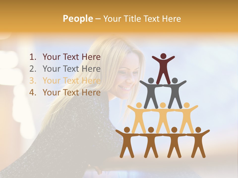 Female Style Smile PowerPoint Template