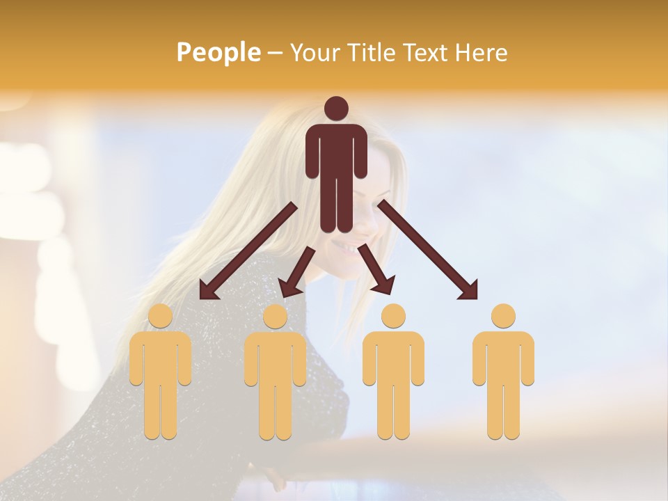 Female Style Smile PowerPoint Template