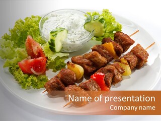 Sliced Lunch Antipasto PowerPoint Template