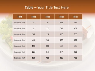 Sliced Lunch Antipasto PowerPoint Template